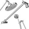 Shower Arm Extender Coeur Designs Chrome 16 Inch-5