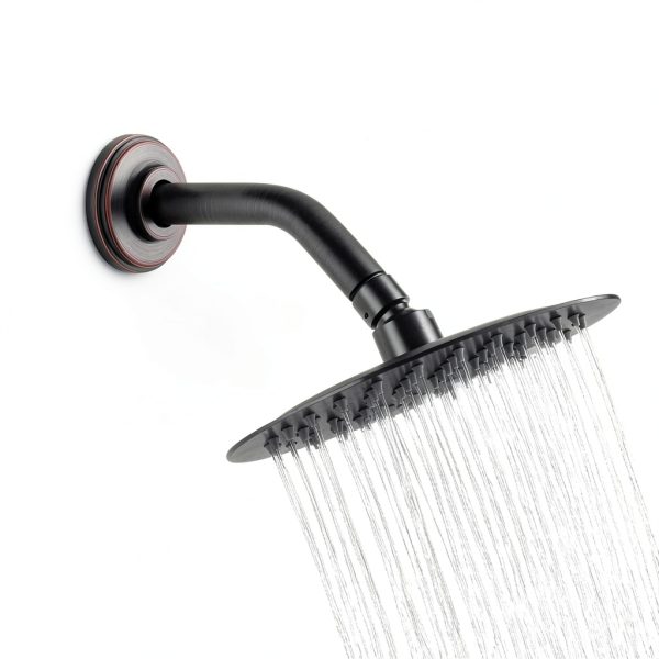 Shower Arm DIKUROOMS Oil Rubbed Bronze Curved-1