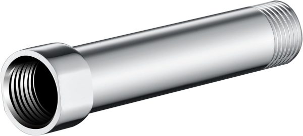 BRIGHT SHOWERS Shower Arm Extension Chrome Stainless Steel-0