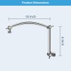 Hibbent Shower Arm Extension Adjustable Height Chrome Finish-5
