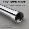 HOMYEP Shower Arm Extender Stainless Steel Chrome Finish-5
