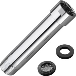 HOMYEP Shower Arm Extender Stainless Steel Chrome Finish-0
