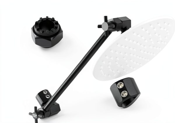 Shower Arm Extender HammerHead Showers Adjustable Metal Rain-3