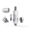 Lordear Ceiling Mount Shower Arm Stainless Steel Modern-4