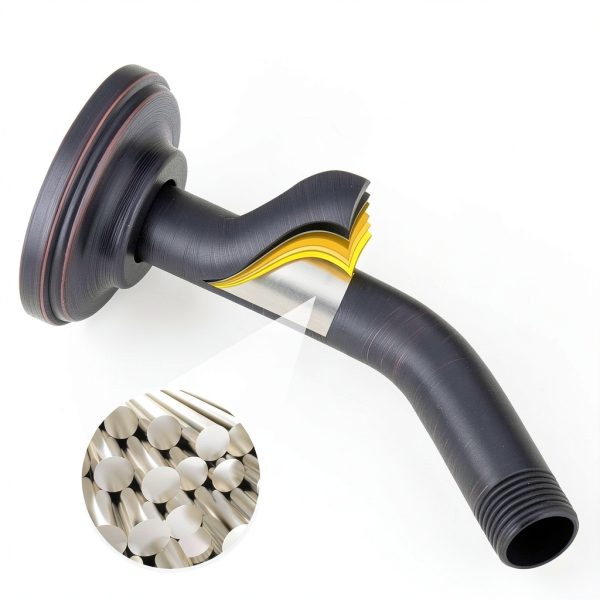 Shower Arm DIKUROOMS Oil Rubbed Bronze Curved-4