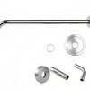 Enoughmen Shower Arm Stainless Steel Chrome Plated Wall-1
