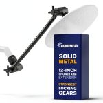 Shower Arm Extender HammerHead Showers Adjustable Metal Rain-0