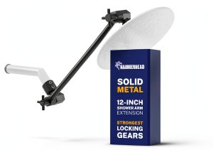 Shower Arm Extender HammerHead Showers Adjustable Metal Rain-0