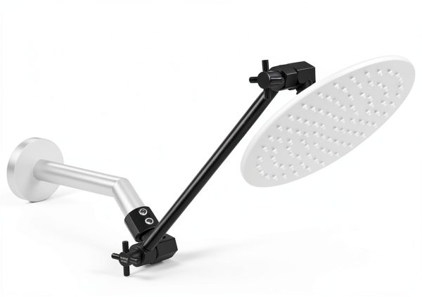 Shower Arm Extender HammerHead Showers Adjustable Metal Rain-4