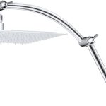 Hibbent Shower Arm Extension Adjustable Height Chrome Finish-0