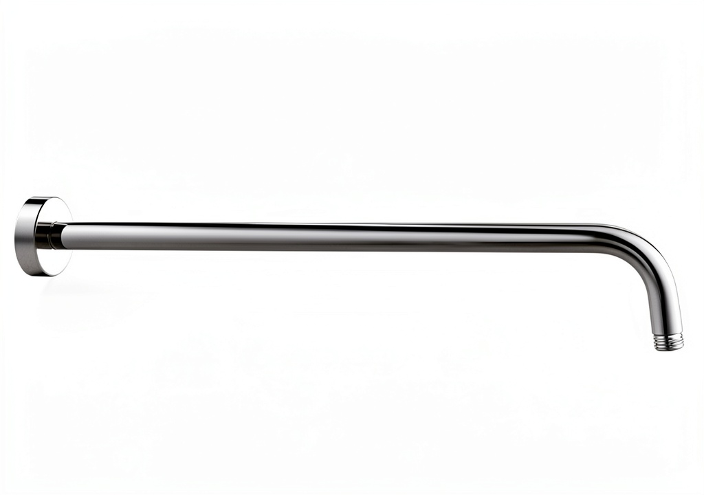 Enoughmen shower arm installed in a modern bathroom setting