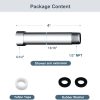 BRIGHT SHOWERS Shower Arm Extension Chrome Stainless Steel-6