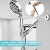 Nuodan Chrome Shower Arm 4‑10 Inch Stainless-3