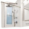Enoughmen Shower Arm Stainless Steel Chrome Plated Wall-2