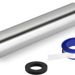 Nuodan Chrome Shower Arm 4‑10 Inch Stainless-0