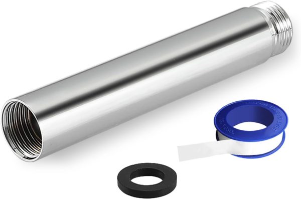 Nuodan Chrome Shower Arm 4‑10 Inch Stainless-0