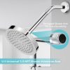 Nuodan Chrome Shower Arm 4‑10 Inch Stainless-4