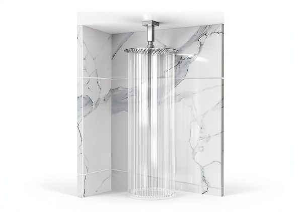 Lordear Ceiling Mount Shower Arm Stainless Steel Modern-2