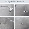 BRIGHT SHOWERS Shower Arm Extension Chrome Stainless Steel-2