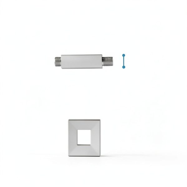 Lordear Ceiling Mount Shower Arm Stainless Steel Modern-5