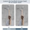 BRIGHT SHOWERS Shower Arm Extension Chrome Stainless Steel-4