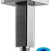 Lordear Ceiling Mount Shower Arm Stainless Steel Modern-0