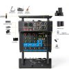 4 Channel Pro Mixer Audio with Built-In Power Amplifier-4