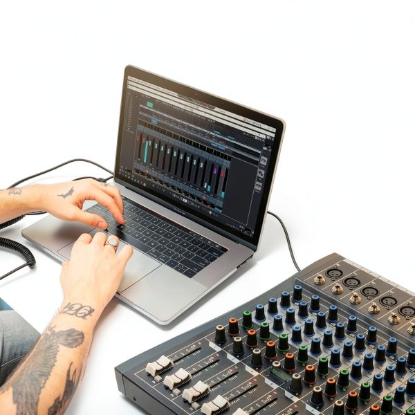 CT Audio Mixer CT60 6-Channel Bluetooth DJ Mixer with Phantom Power-2