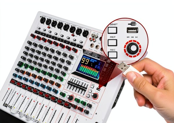 DJ Mixer Professional Mixing System GF8-4