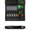 CT Audio Mixer CT60 6-Channel Bluetooth DJ Mixer with Phantom Power-7