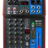 Soundcraft SI-4UX DJ Mixer with Bluetooth and 48V Phantom Power-0