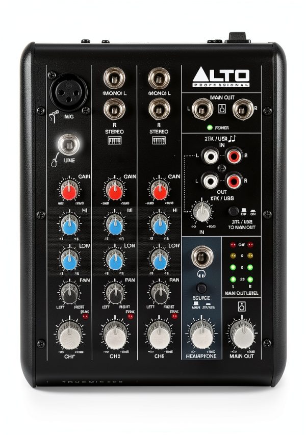 Truemix 500 5 Channel Audio Mixer for Live Performances-0