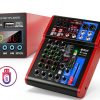Soundcraft SI-4UX DJ Mixer with Bluetooth and 48V Phantom Power-4