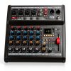 Pyle DJ Mixer PMX466 Metal Chassis with 16 Effects for DJs-0