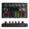 Facmogu F009 Live Sound Card Audio Mixer-7