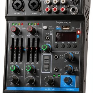 Wireless DJ Mixer for iOS Android Smartphones M4-0