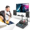 4 Channel Pro Mixer Audio with Built-In Power Amplifier-3