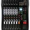CT Audio Mixer CT60 6-Channel Bluetooth DJ Mixer with Phantom Power-0