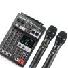 Pioneer 4-Channel DJ Mixer with Wireless Mic System-1