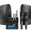 4 Channel Pro Mixer Audio with Built-In Power Amplifier-1