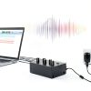 Active Audio Mixer 4‑Channel with Gold RCA and Master Volume-4
