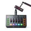 IX-MI Gaming Audio Mixer Black USB with RGB-1