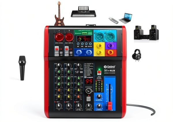 Soundcraft SI-4UX DJ Mixer with Bluetooth and 48V Phantom Power-2