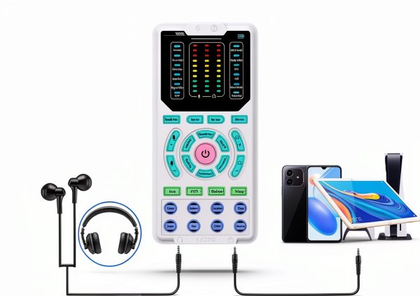 DIANMO G9 Voice Changer USB Audio Mixer for Streaming and Karaoke 16-6