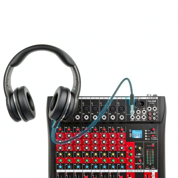 DJ Mixer CT Ultra Thin Bluetooth 8 Channel Audio Display-4
