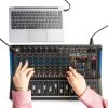 Pioneer DJ PMXU128BT 12 Channel Bluetooth Mixer Black-6