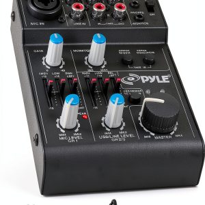 Behringer PAD20MXU 5-Channel DJ Mixer with USB Audio Interface, 18V-0