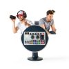 F999 USB Live Sound Mixer with RGB DSP for Streaming Pink-2