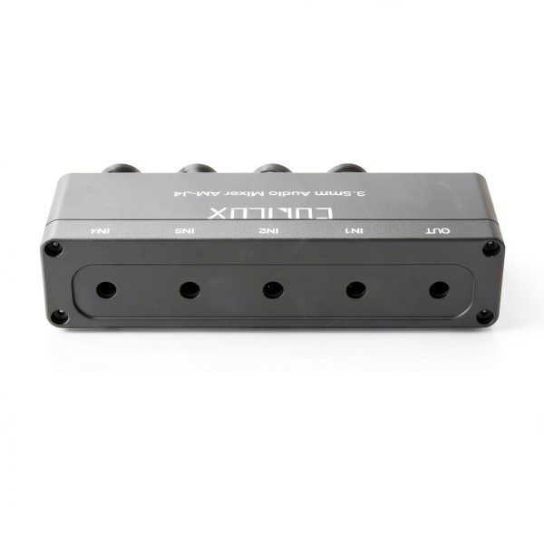 Cubilux P26 Mini Audio Mixer 4‑in‑1 Aluminum USB‑C Powered 4‑Channel-2