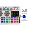 F999 USB Live Sound Mixer with RGB DSP for Streaming Pink-6